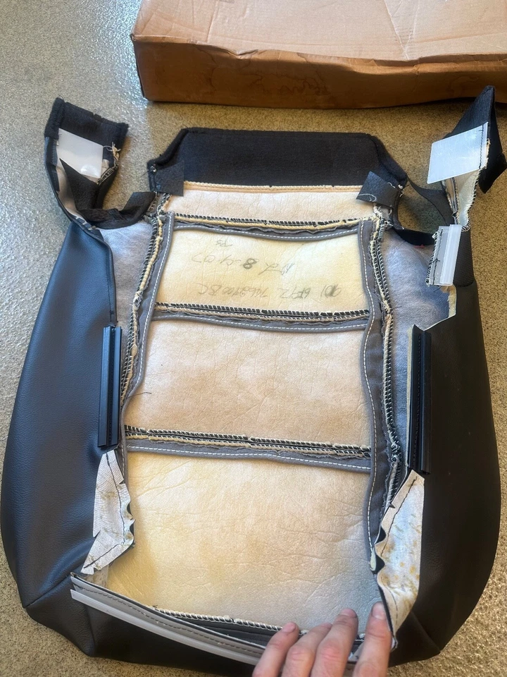 FUNDA ASIENTO FORD NEGRO FREESTYLE 2005-2007 CONDUCTOR DELANTERO ASIENTO TÉRMICO NUEVO OEM LH Foto 3 de 4