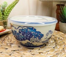 Ebros Set of 2 Ceramic Hokusai Great Wave Por...