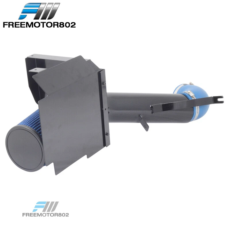 Sistema de admisión de aire frío protector térmico filtro azul Fit GMC Chevy V8 4,8 L 5,3 L 6,0 L Foto 2 de 4