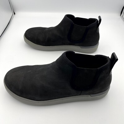 Rockport Parissa RK646 Women's 9.5 M Chelsea Black Leather Pull On Work Boots