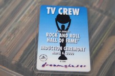 Eric Clapton, EWF, Bonnie Raitt, James Taylor R&R Hall of Fame  Backstage Pass