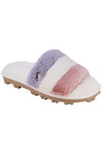 Nautica Womens Chyler Faux Fur Slipper Multi Pastels