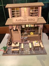 Hand Crafted All Ready Built DIY Shop Antique BBQ Lighted