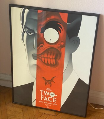 TWO FACE - Framed Mondo Print - Batman The Animated Series Poster
