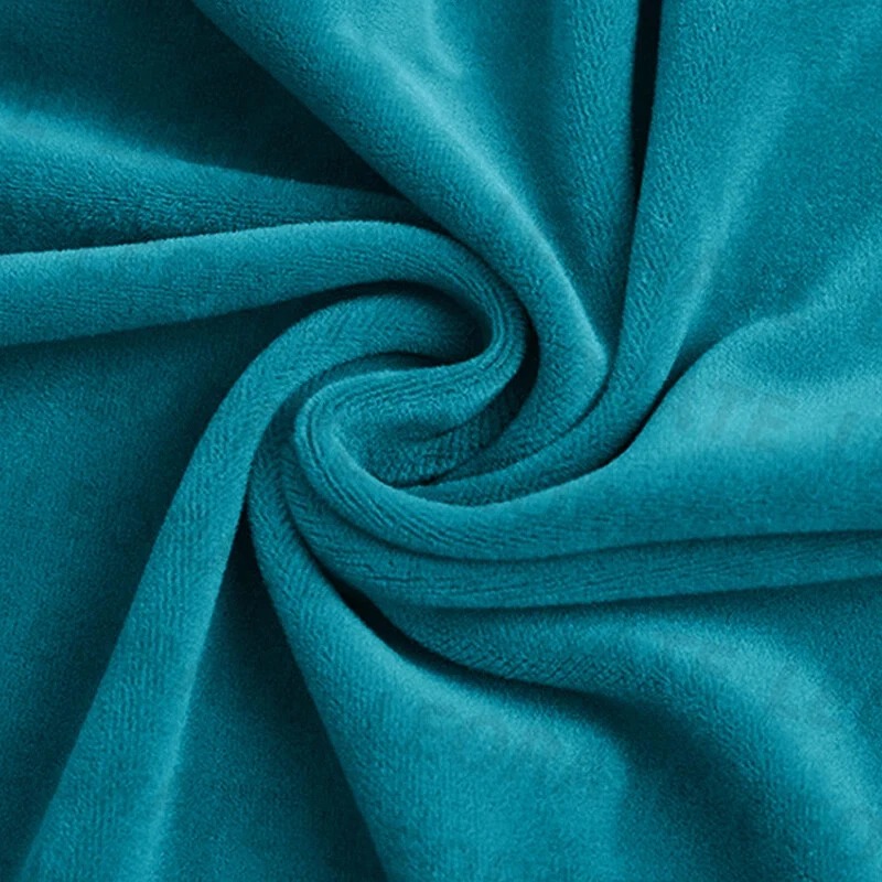 Solid Color Velvet Bed Sheets Warm Adjustable Fitted Sheets Washable Bedspreads - Image 2 of 4