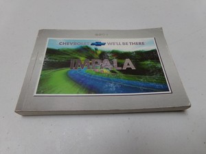 2001 Chevrolet Impala Owner S Manual Ebay