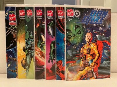DAN DARE #1-7 NM COMPLETE SET RUN (VIRGIN COMICS 2007) *WARREN ELLIS*