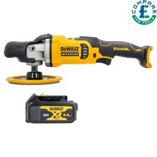 DeWalt DCM849 18V XR Brushless Rotary Polisher 180mm With 1 x 4.0Ah Battery