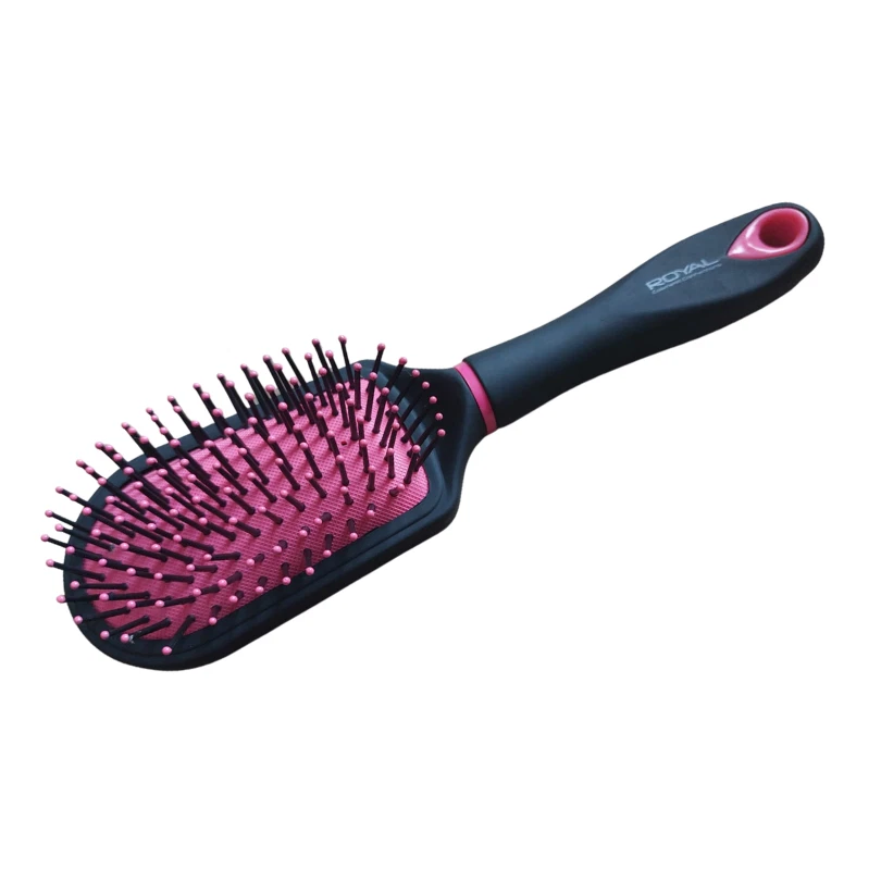 Professional Salon Hair brush Comb Styling Paddle Oval Diamante Cushion Massage - Image 3 of 3