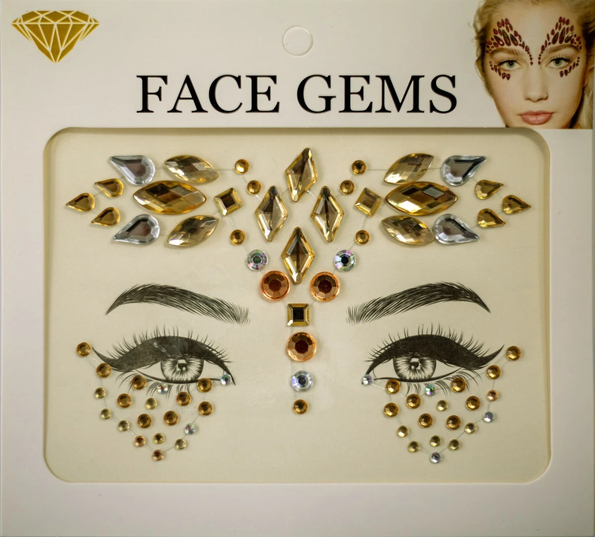 Gold face hotsell gems festival
