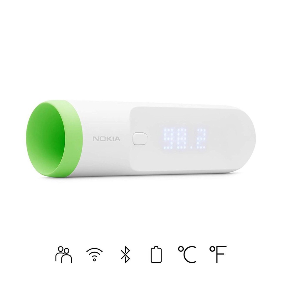 Nokia Thermo Smart Temporal Thermometer WiFi / Bluetooth Sync Free