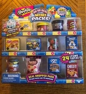 SHOPKINS Oh So Real Mini Packs! - Includes Eggo, Frosted Flakes, Pop-Tarts -NEW!