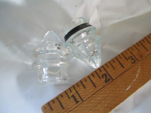 Glass Percolator Coffee Top Lid Glass Panel Steeple Tab Finial Cap - 2 Vintage - Picture 8 of 8