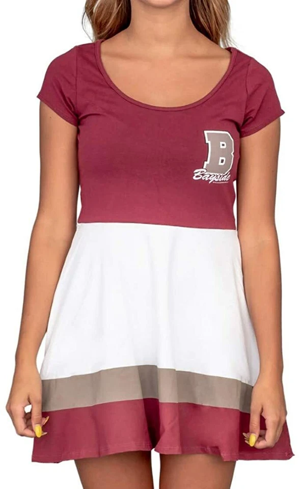 Juniors' TV Show Saved By The Bell Bayside Tigers Cheerleader Costume Dress - Image 2 of 3