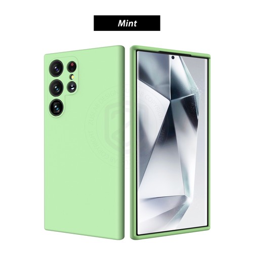For Samsung Galaxy S24 Ultra Plus 5G Case Soft Liquid Silicone Shockproof Cover - Picture 13 of 17
