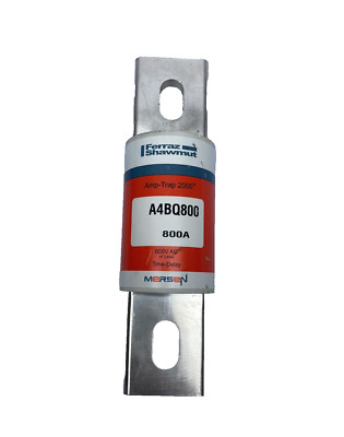 A4BQ800 Ferraz Shawmut  Fuse, Time Delay, 800 A,  600V AC, 500V DC