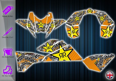 KTM 450 505 525 AUFKLEBER - GRAFIK KIT - KTM ATV QUAD DECALS - ATV GRAFIK KIT