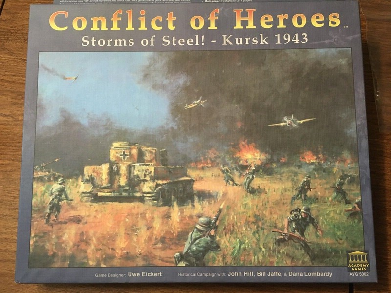 Storms of steel Kursk Conflict of heroes punched excellent condition  complete