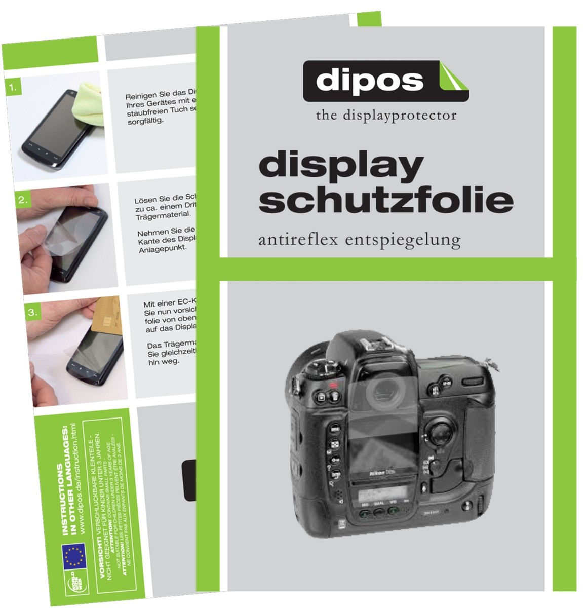 BROTECT Displayschutzfolie Für Nikon D2X – 2 Stück, Ultraklar, Kratzfest, Blasenfrei (Made In Germany)