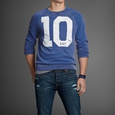 Felpa ABERCROMBIE & FITCH Versione USA  tg.S -40% SALE fleece hoodie maglia NEW