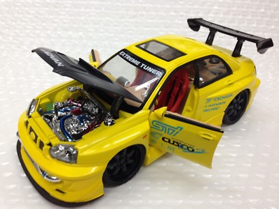 2003 Subaru STI Imprenza 1:24 Diecast Collectible-1pc Yellow/Blk