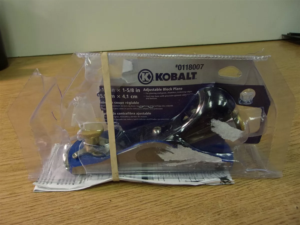 Kobalt adjustable block sale plane