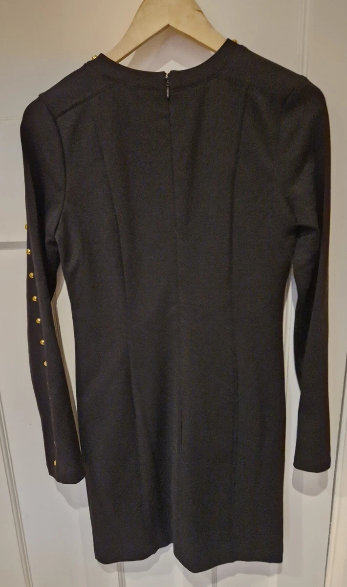 Michael kors black sale gold studded dress