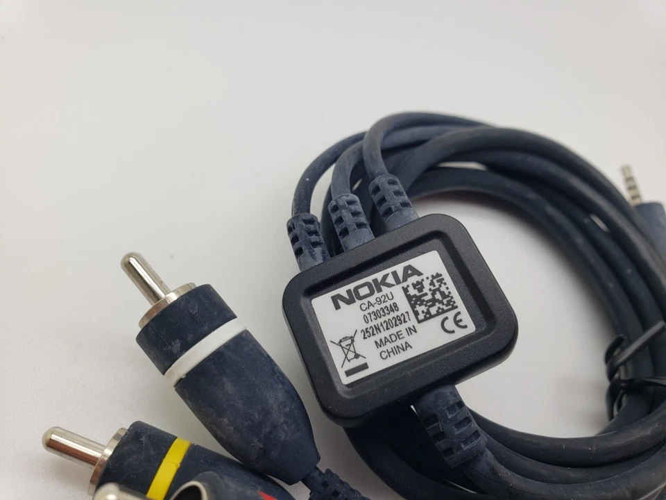 Nuovo/Vecchio Stock NOKIA CA-92U CONNETTIVITÀ TV CAVO NERO 3UKPOST - Immagine 3 di 4