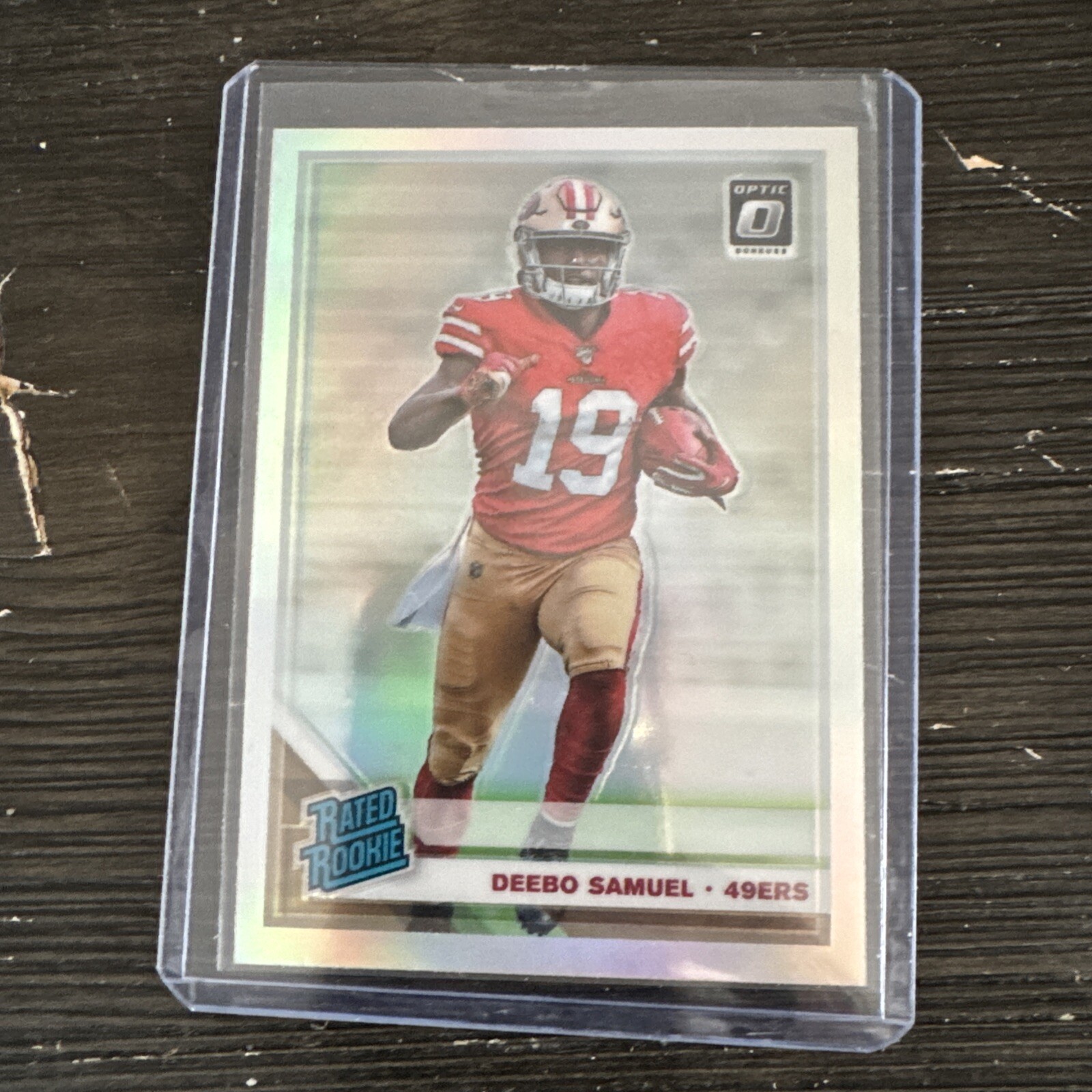 2019 Panini Donruss Optic Rated Rookie Deebo Samuel Holo Prizm #167 RC 49ers