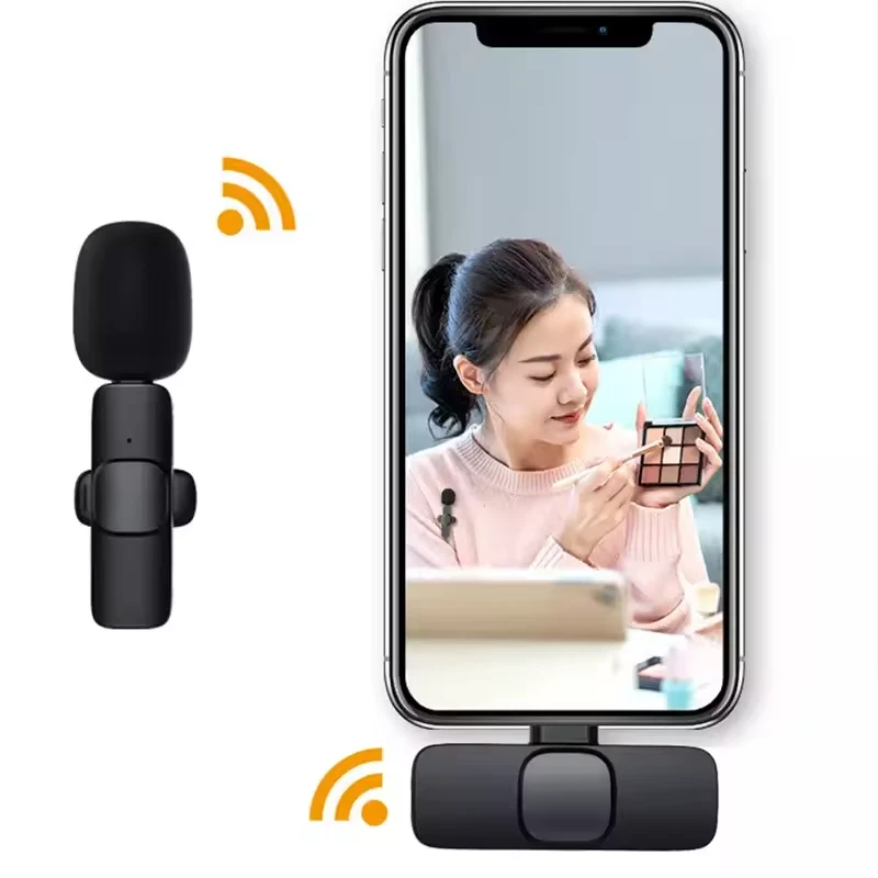 Lavalier Mini Mikrofon Set 2Stk Bluetooth Kabellos Für YouTube TikTok Vlog - Bild 2 von 4