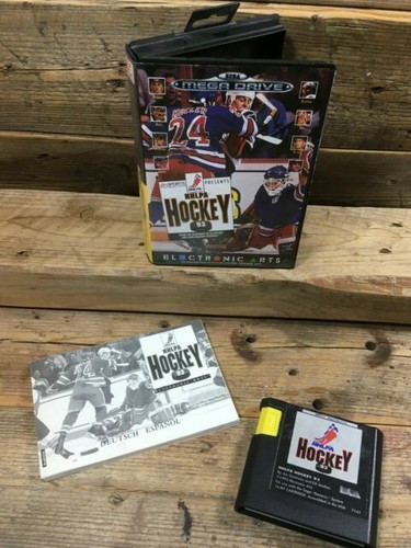 Jeu MegaDrive DOUBLE HEADER EA Sports Hockey & John Madden Football - PAL, Bon état