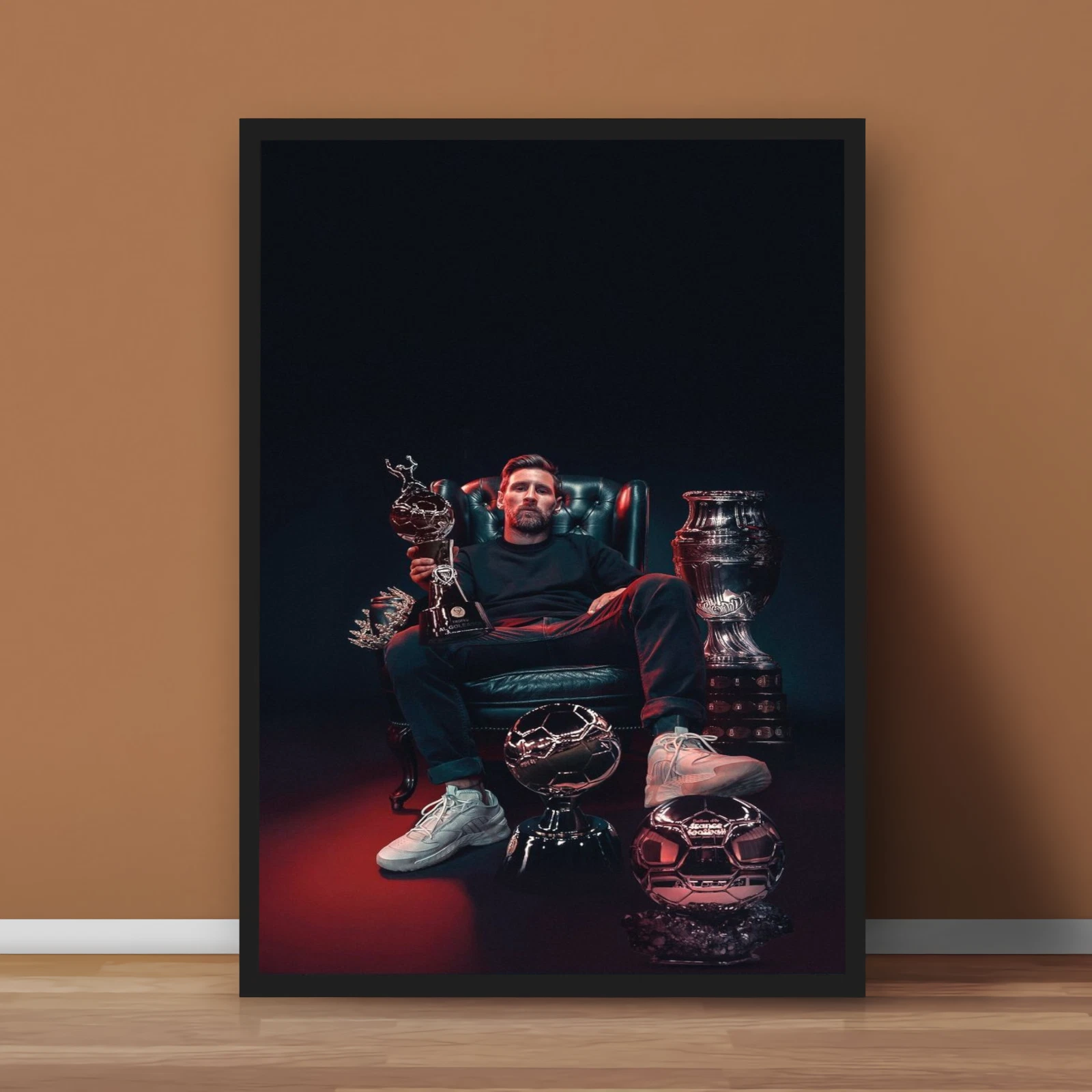 Lionel Messi soccer Poster Print - No Frame