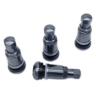 4x Aluventile 11,3mm Felgenventile Metallventile Aluminium Anthrazit Grau