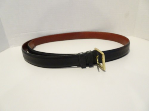 coach black leather belt