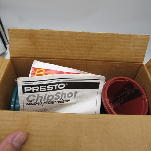 Presto Chipshot Electric Potato Chipper In Box VERY NICE FAST SHIPPING - Picture 5 of 9