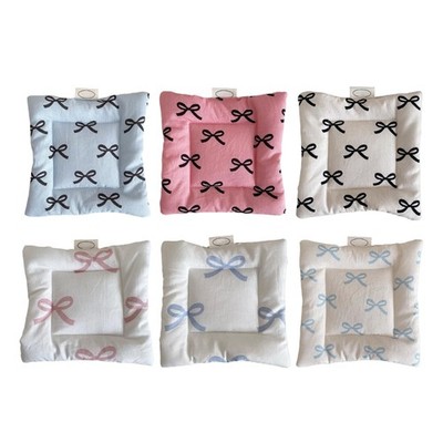 Elegant Bowknot Patterned Cup Protectors Soft Padded Coaster for Delicate Front