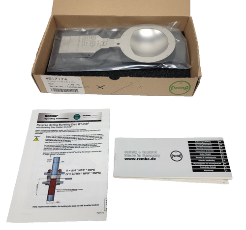 Neu Rembe GmbH Berstscheibe 80/3" BT-IKB-3 1501388 1340000001007 - Bild 1 von 13