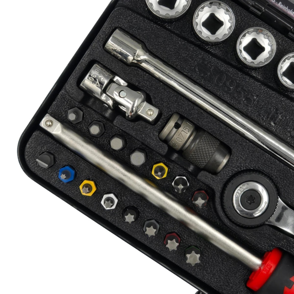 Würth® 32 Piece 1/4 in Drive Multi Drive Socket Set 4 - 14mm