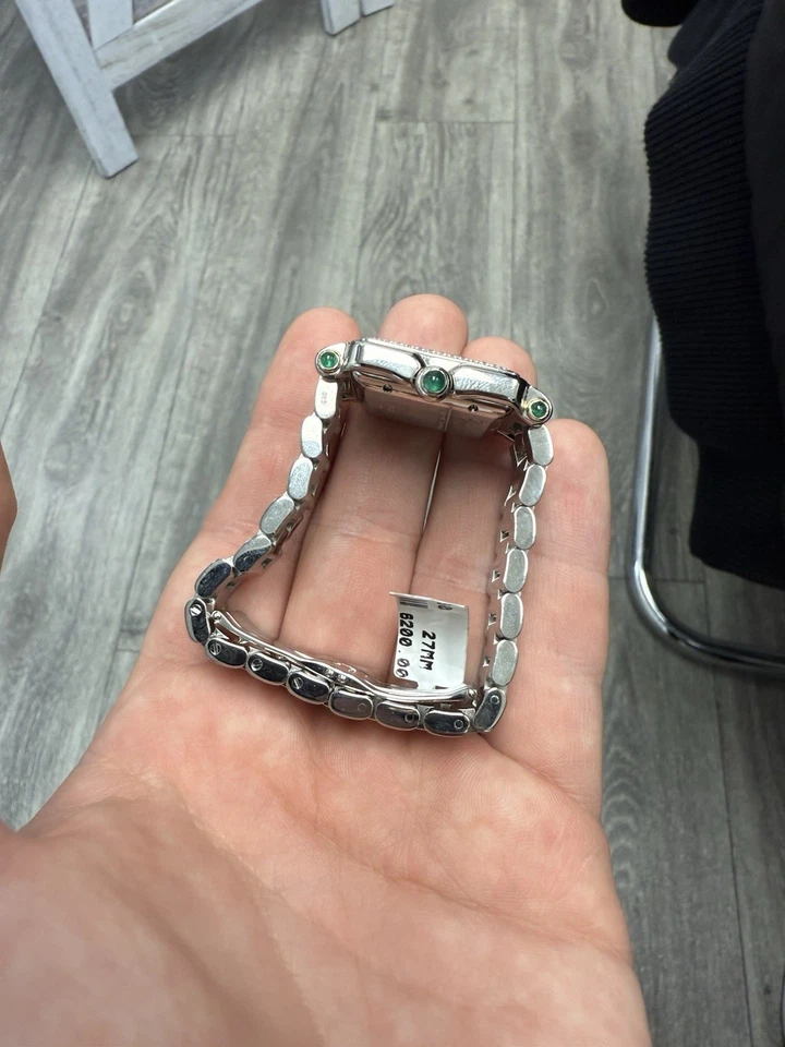 Reloj Chopard Happy Sport cuadrado de diamantes para mujer Foto 3 de 4