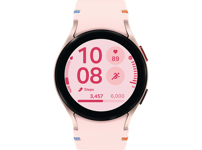 Samsung Galaxy Watch FE 40 mm Smartwatch Pink Gold (40 mm) Fluorkautschuk