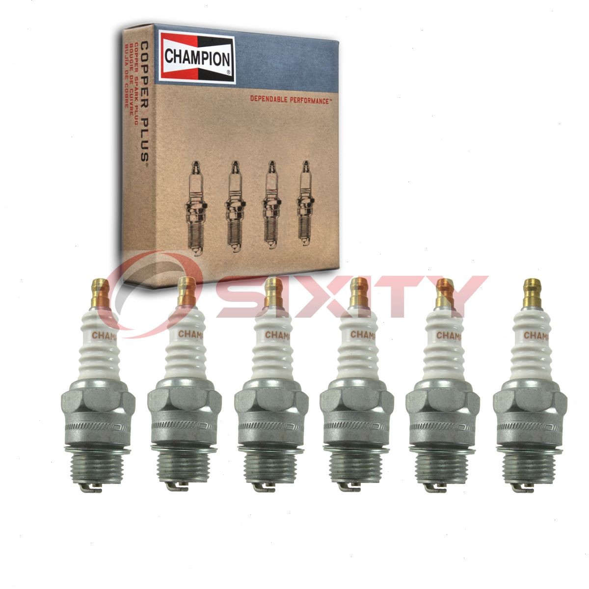 6 pc Champion Industrial 514 Spark Plugs for S85F MW17U M17 M10AC0 M10A0 hh