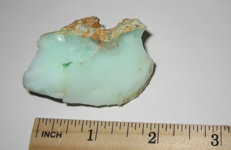 2.1" RARE NATURAL ROUGH GREEN OPAL CRYSTAL MINERAL FROM BULGARIA ~ 43.5grams