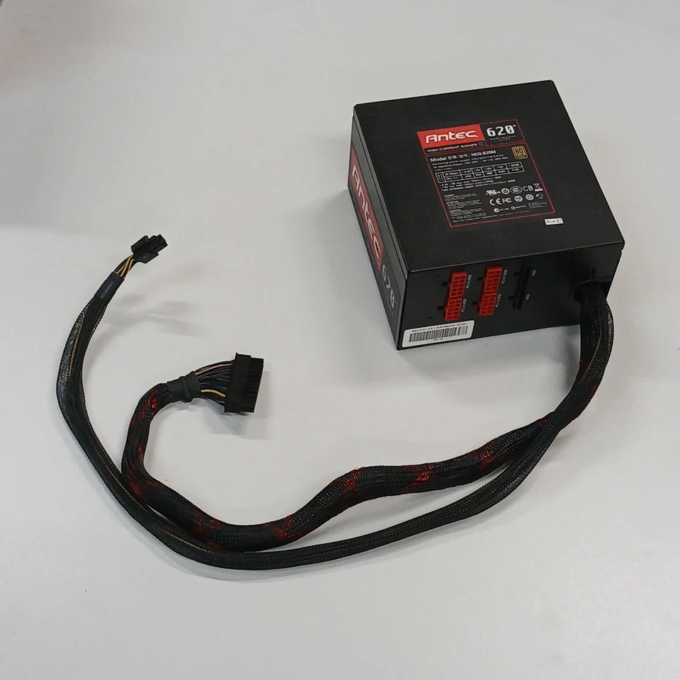 Genuine Antec 620 Watts ATX semi modular Computer Power Supply PSU HCG-620M - Image 2 of 4