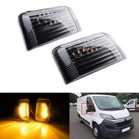 Amber LED TüRflüGel Seitenspiegel Blinklicht FüR Peugeot Citroen Fiat