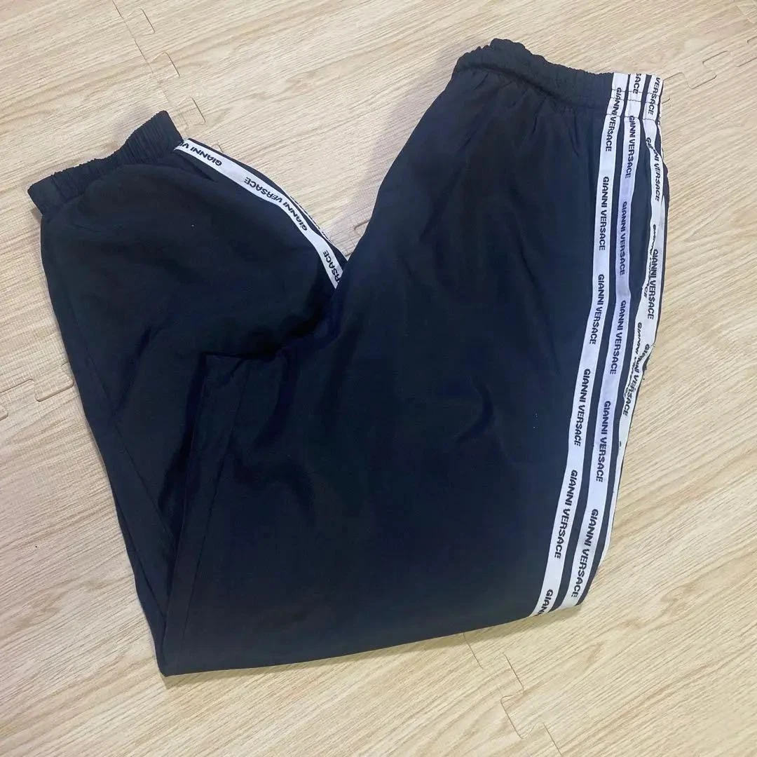 Versace Jeans Couture Pantalone Nero Elasticizzato Vita 43 cm Elegante Slim Fit