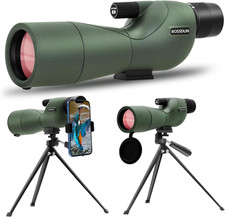 Spotting Scope HD 25-75X60 Dual Focus BAK4 Prism for Wildlife Bird Watching