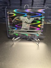 2022 Topps Chrome Sonic - Jesus Luzardo #112 Black & White RayWave Refractor