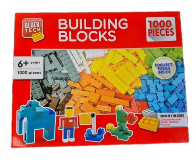 Block Tech Building Blocks 1000 Pieces!!! Compatible With Other Brands 