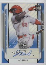 2021 Leaf Metal Draft Blue Rainbow 33/35 Jay Allen #BA-JA1 Auto 2h1