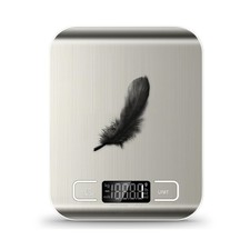 Food Scale, 11lb Kitchen Scale with 6 Units Tare Function  LCD Display, 0.05...